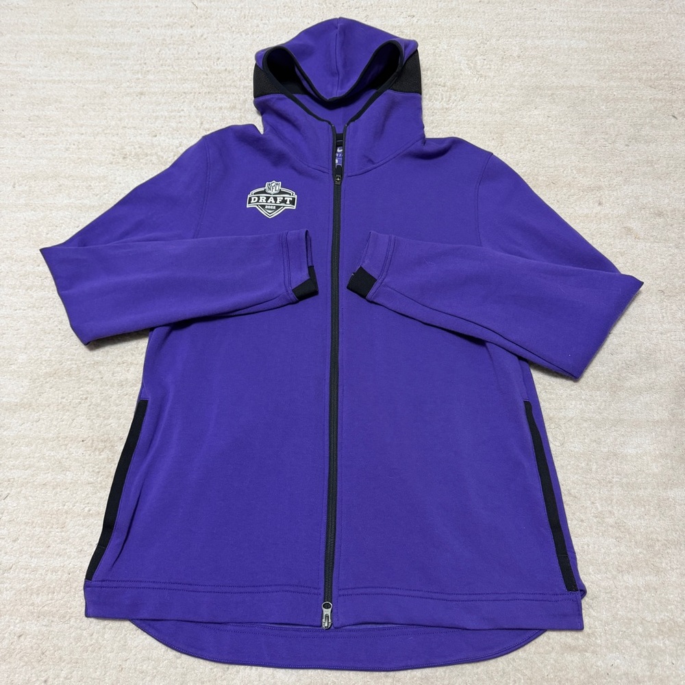Nike Dri-fit Showtime Hoodie Jacket NFL Draft 2022 Merch Purple Men's Large